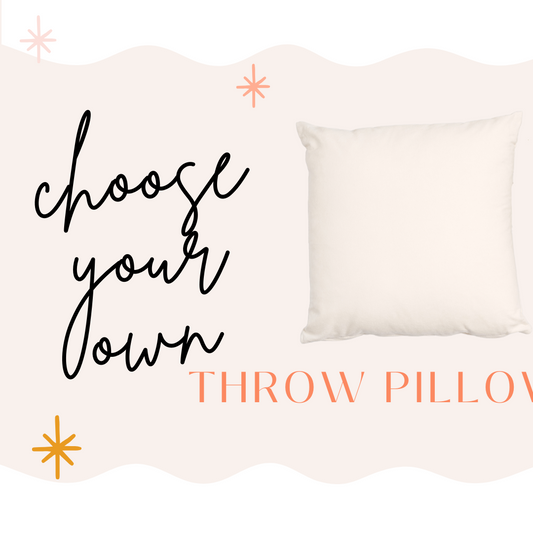 Choose Your Own Pillow Cases