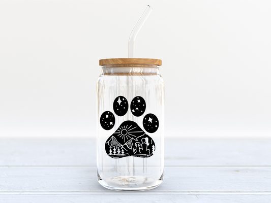Adventure Paw Glass Cup
