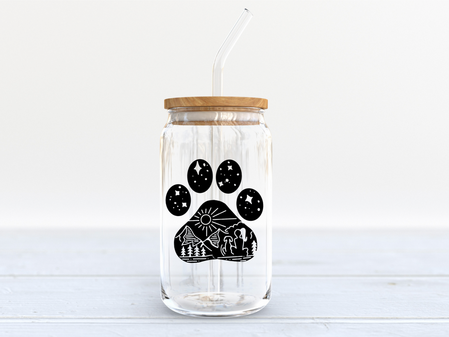 Adventure Paw Glass Cup